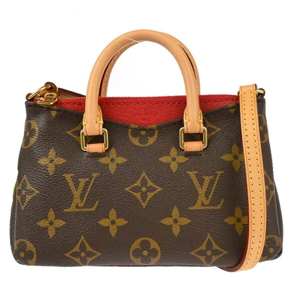 Louis Vuitton Monogram Nano Pallas 2way Handbag M61254 SN2155 194081 - Picture 1 of 15